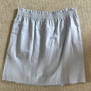 J. Crew | Light Blue Linen Skirt